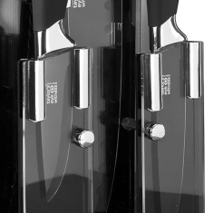 Taylors Eye Witness Brooklyn Chrome 5 Piece Knife Block