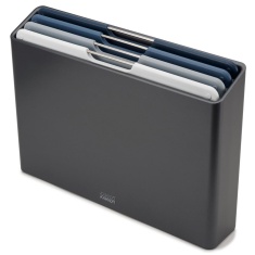 Joseph Joseph Folio 4 Piece Chopping Board Set Large - Graphite