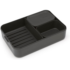 Brabantia Make & Take Bento Lunch Box - Dark Grey