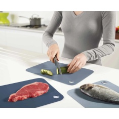 Joseph Joseph Pop Set of 3 Chopping Mats - Sky/Blue/Grey Joseph Joseph Pop Set of 3 Chopping Mats - Sky/Blue/Grey