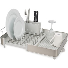 Joseph Joseph Extend Steel Expandable Dish Rack - Light Stone