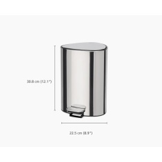 Joseph Joseph EasyStore Luxe 5L Pedal Bin - Stainless Steel