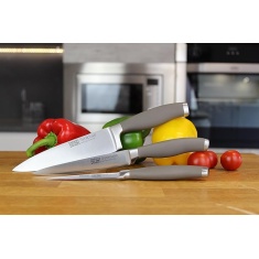 Taylors Eye Witness Syracuse 3 Piece Knife Set - Grey