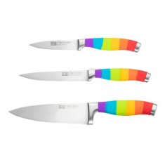 Taylors Eye Witness Rainbow 3 Piece Knife Set