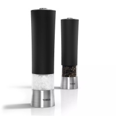 Tower Electric Salt & Pepper Mill Set - Black