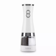 Tower Duo Electric Salt & Pepper Mill - White