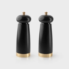 Taylors Eye Witness Salt & Pepper Mill Set - Satin Black