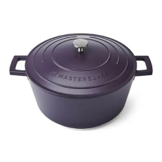 Masterclass Cast Aluminium Casserole Dish 28cm - Purple