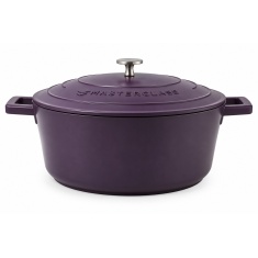 Masterclass Cast Aluminium Casserole Dish 28cm - Purple