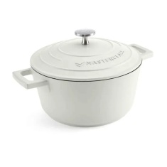 Masterclass Cast Aluminium Casserole Dish 20cm - Cream
