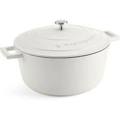 Masterclass Cast Aluminium Casserole Dish 28cm - Cream
