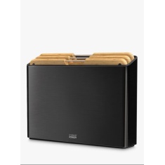 Joseph Joseph Folio Steel Bamboo 3 Piece Board Set - Black
