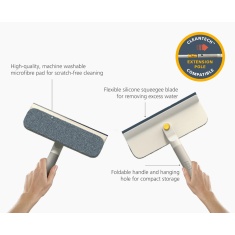 Joseph Joseph CleanTech 2-in-1 Glass Cleaning Squeegee