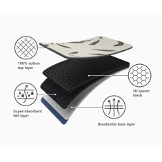 Joseph Joseph Glide Plus Ironing Board - Ecru Scatter