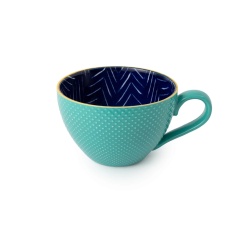 Mikasa Chevron Mug 330ml - Indigo
