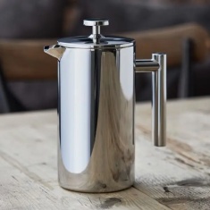 Stellar Double Walled Stainless Steel 8 Cup Cafetiere 900ml