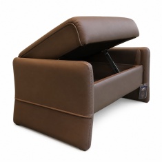 Himolla Rhine Adjustable Storage Footstool