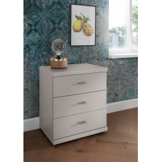 Wiemann Darwin 3 Drawer Bedside Cabinet Wiemann Darwin 3 Drawer Bedside Cabinet