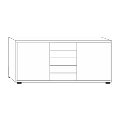 Wiemann Darwin Combi Dresser Unit