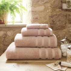 Christy Antalya Cotton Towel - Pale Rose