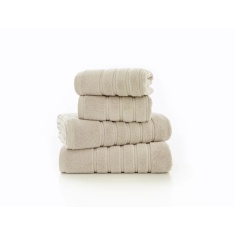The Lyndon Company Rainham Cotton Towel - Taupe