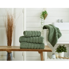 The Lyndon Company Rainham Cotton Towel - Oregano