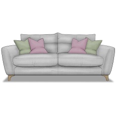 Cassie Large 3 Seater Sofa in Fabric Cassie Large 3 Seater Sofa in Fabric