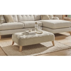 Reya Bench Footstool in Fabric Reya Bench Footstool in Fabric