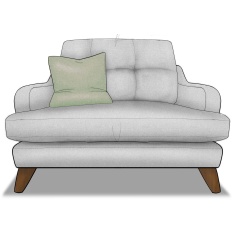 Reya Standard Chair in Fabric