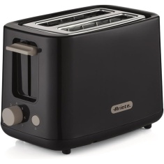 Ariete AR0157 Breakfast Line 2 Slice Toaster - Dark Grey