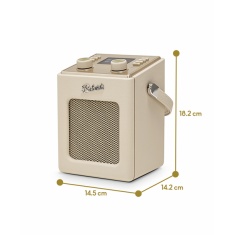 Roberts Revival Mini2 DAB+/FM Portable Radio With Bluetooth - Pastel Cream