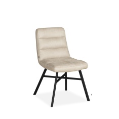 Sally Upholstered Dining Chair (Pair) - Chicago Toffee Fabric Sally Upholstered Dining Chair (Pair) - Chicago Toffee Fabric