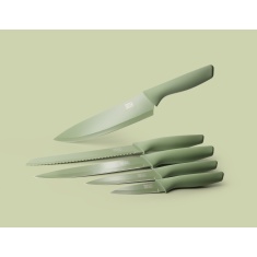 Taylors Eye Witness 5 Piece Kitchen Knife Set - Green
