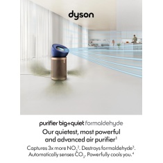Dyson BP04 Air Purifier Big+Quiet Formaldehyde Fan - Prussian Blue / Gold