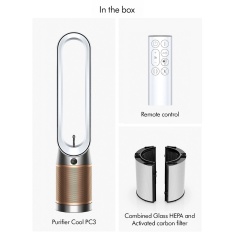Dyson TP14 Air Purifier Fan - White/Gold