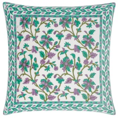 Paoletti Mentera Cushion 50cm - Oasis Green/Lilac