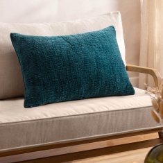 Catherine Lansfield Osaka Cushion 40x60cm - Petrol