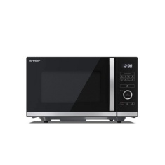 Sharp YCQS254AUB 900W Flatbed Microwave Oven 25L - Black