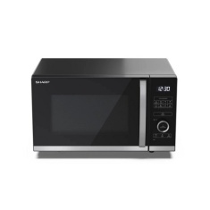 Sharp YCQS254AUB 900W Flatbed Microwave Oven 25L - Black