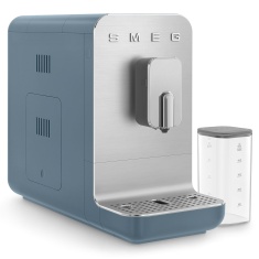Smeg BCC13SBMUK Bean to Cup Automatic Coffee Machine With Milk System - Storm Blue Smeg BCC13SBMUK Bean to Cup Automatic Coffee Machine With Milk System - Storm Blue