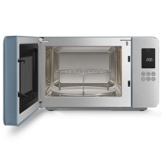 Smeg MOC01SBMUK 900W Microwave with Grill 29L - Storm Blue