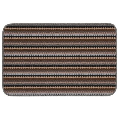 Likewise Matting Helsinki Striped Door Mat 80x140cm - Lead