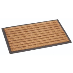 Likewise Matting Tuffridge Stripe 60x40cm Coir Mat - Natural