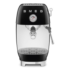 Smeg ECF03BLUK Manual Espresso Coffee Machine with Cold Brew - Black