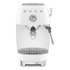 Smeg ECF03WHUK Manual Espresso Coffee Machine with Cold Brew - White