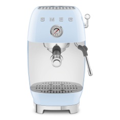 Smeg ECF03PBUK Manual Espresso Coffee Machine with Cold Brew - Pastel Blue