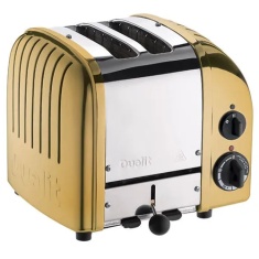 Dualit 27452 Classic Vario AWS 2 Slot Toaster - Brass