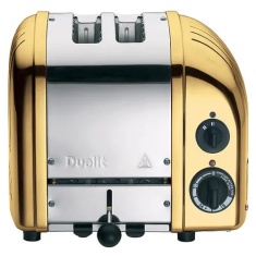 Dualit 27452 Classic Vario AWS 2 Slot Toaster - Brass