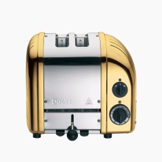 Dualit 27452 Classic Vario AWS 2 Slot Toaster - Brass