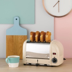 Dualit 40380 Classic Vario AWS 4 Slot Toaster - Cream
